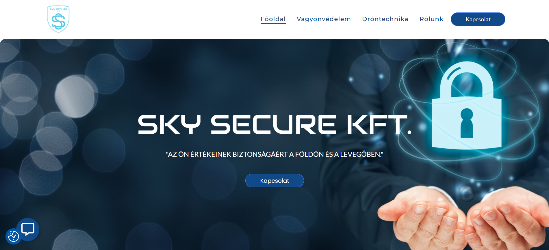 Skysecure weboldal