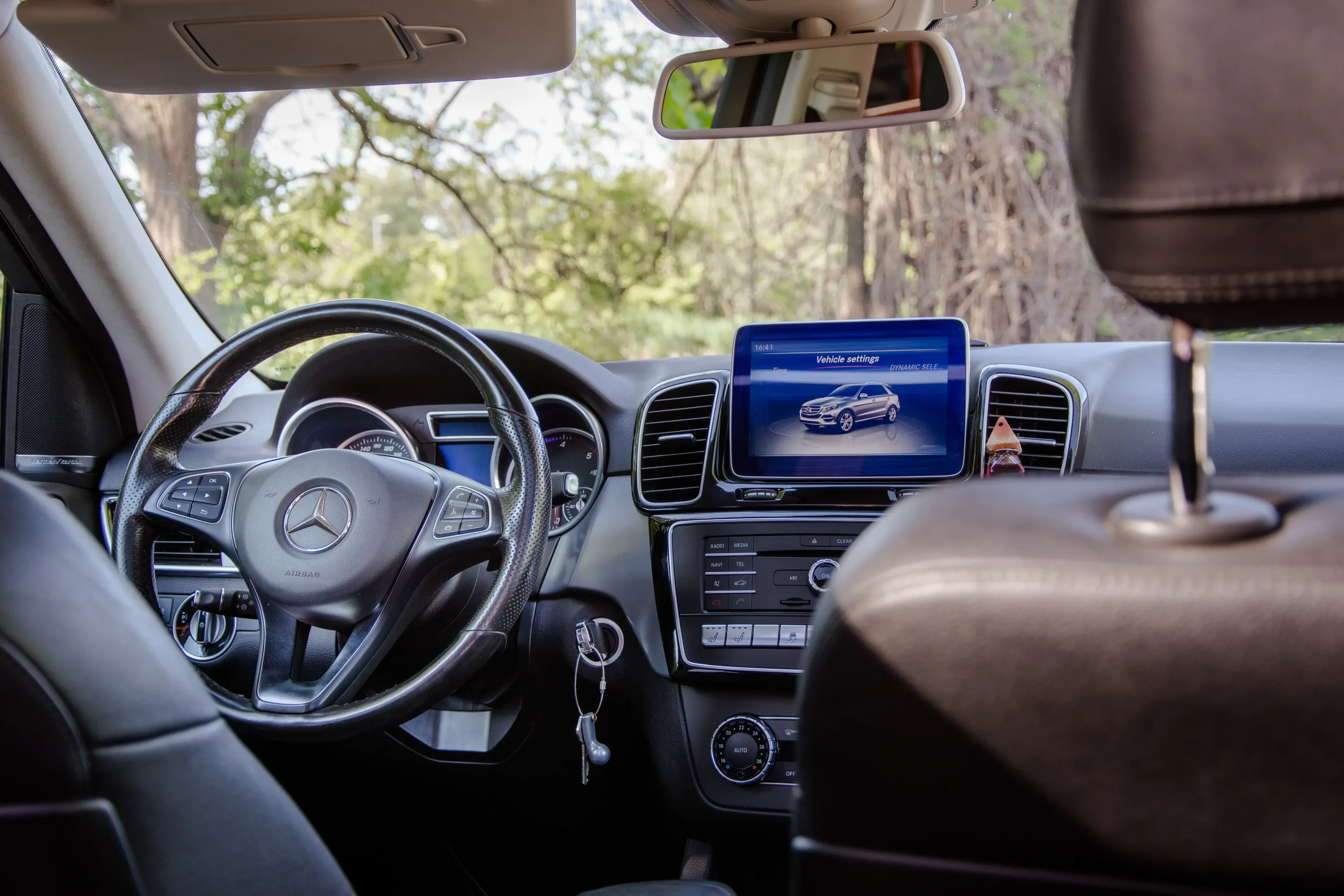 Mercedes-benz gle műszerfala